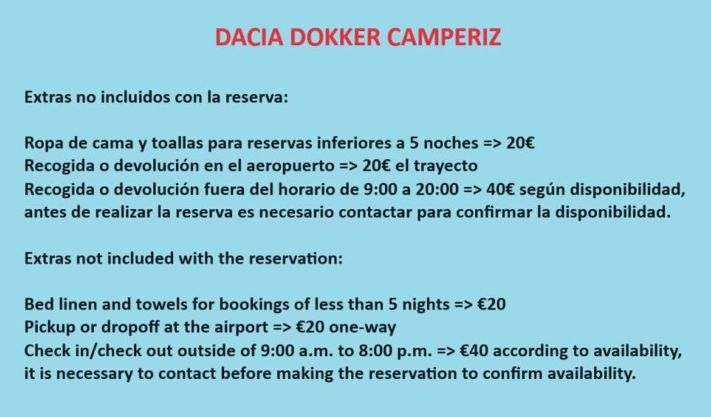 Dacia Dokker Camperiz Hotel Palma de Mallorca Ngoại thất bức ảnh